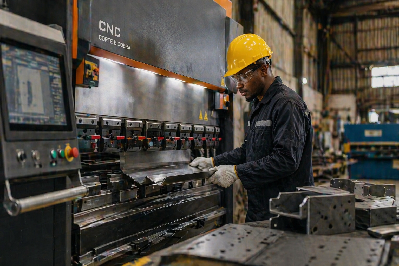 Corte CNC de precisão